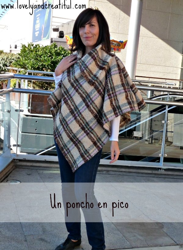 postre Suponer vanidad Tutorial: Poncho con pico. Muy fácil. | Lovely And Creatiful